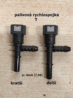 Palivov rychlospojka pr. 8mm (7,98mm) T